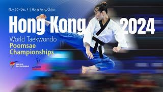 Day 1 Morning Court 2 | Hong Kong 2024 World Taekwondo Poomsae Championships