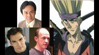Anime Voice Comparison- Cho Sawagejo (Rurouni Kenshin)