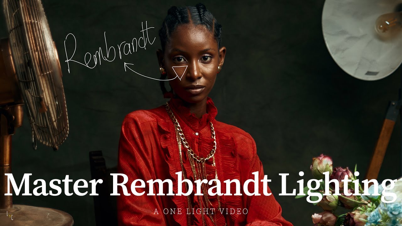 HOW TO MASTER REMBRANDT LIGHTING FOR BEAUTIFUL STUDIO PORTRAITS! - YouTube