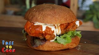 How to cook a Buffalo Fried Chicken Sandwich