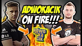 ADWOKACIK ON FIRE!!! BYALI SZALONE 4K, CLUTCH 1vs4, KAPER ACE - CSGO BEST MOMENTS