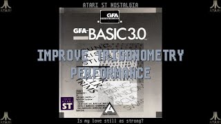 Atari ST Nostalgia - GFA Basic part 23b: Improve trigonometry performance