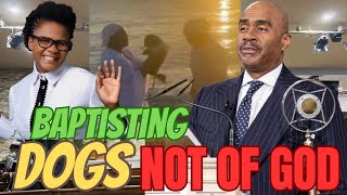 Marion Hall Baptisting DOG? APOSTLE GINO JENNINGS WARNS #holiness