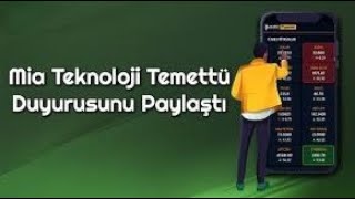 YARIN, SAAT 20.00'DA: MİATK'TE, 1.3 LİRA NET TEMETTÜ DAĞITIMI + HİSSE 62 TL FİYATINA SERT YÜKSELİŞ!🚀