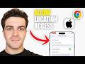 How to Allow Location Access on Chrome in iPhone (2026 Guide)