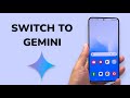 How To Switch From Google Assistant To Gemini On Android