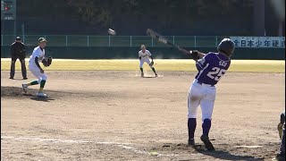 《中学硬式》【ヒット打ったよ】　妹尾駿希 選手（ヤング福山ローズファイターズ）《ヤングリーグ春季大会広島支部予選》