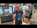 in the shop with jeff cnc and hand sanding