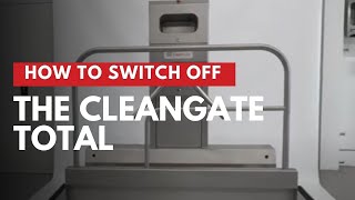 How to switch off the CleanGate Total?