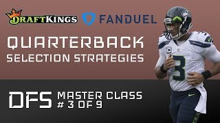 NFL DFS Tips: QB Selection on DraftKings & FanDuel