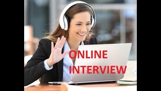 Attending online interview and self introduction part