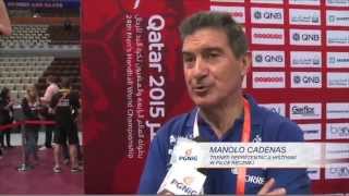 Manolo Cadenas trener Hiszpanów o finałach MŚ - KATAR 2015