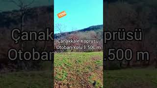 Çanakkale Yenice Kazdağlarında 3.000 M2 Ev yapılabilir Köye yakın 0505 210 7900 Muhteşem konumda