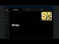 JavaScript Tutorial - Array #Shorts #Romeo #javascript #javascripttutorial