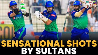 Sensational Shots By Sultans | Multan Sultans vs Islamabad United | Match 7 | HBL PSL 8 | MI2A