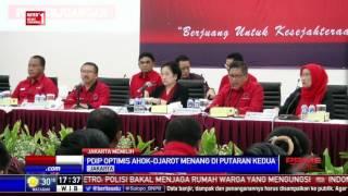 PDIP Siapkan Strategi Menangkan Ahok-Djarot di Putaran Kedua