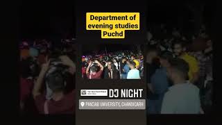 DJ night Panjab University Chandigarh evening department #pu #dj  #collage #chandigarh