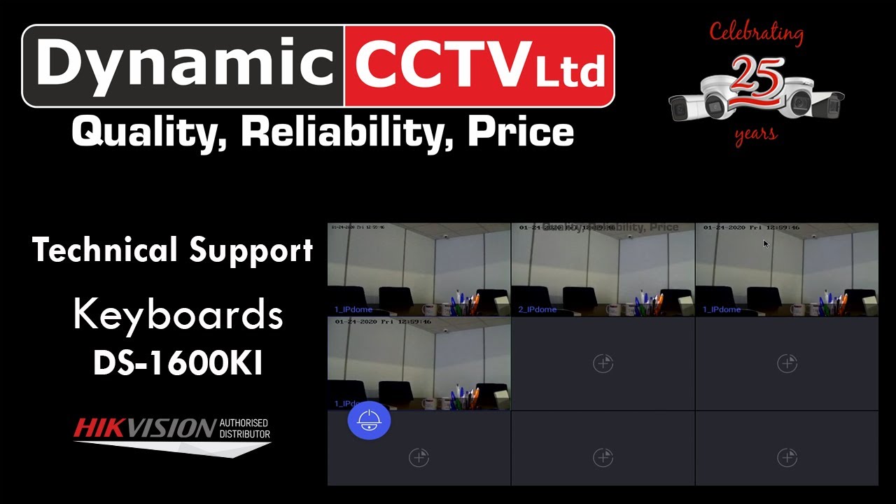 HIKVISION Keyboard DS-1600KI - Award-Winning Tech Support - YouTube