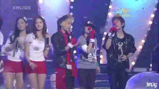 SHINee, SNSD \u0026 F(x) - Gee \u0026 Jingle Bell Rock (Christmas Special)