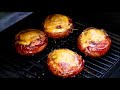 Stuffed Onion Bombs  Bacon-Wrapped Onion Bombs on Pit Boss Pellet Grill