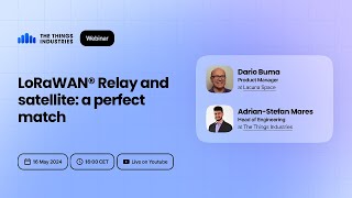 Live Webinar: LoRaWAN Relay and satellite