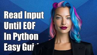 How to read user input until EOF in python?