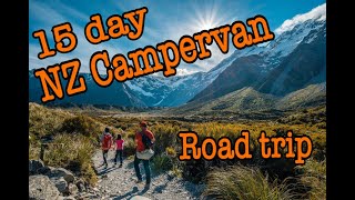 New Zealand South Island 15-day Campervan Road Trip