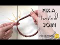 Fix a Twisted Join or Cast-on when Knitting in the Round #knittingtutorials