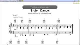 Stolen Dance by Milky Chance - Piano Sheet Music:Teaser