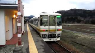 会津鉄道ｷﾊ8500系弥五島駅発車 1