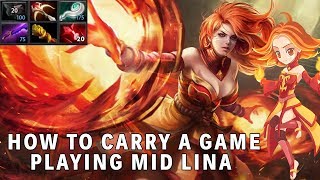 Things I've learned with Liquid.Miracle's Lina | How to beat sf mid