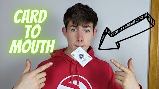Impress ANYONE With This Trick! Card to Mouth Magic Trick Revealed