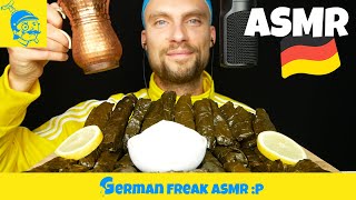 ASMR Stuffed grape leaves 😋 - GFASMR