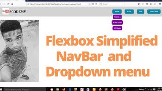 Flexbox simplified| NavBar with Dropdown Menu using flexbox. A simple and Easy Method