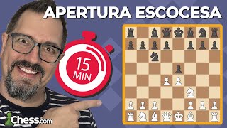 Aprende la APERTURA ESCOCESA | Aperturas de ajedrez en 15 minutos