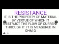 OHM'S LAW