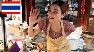 A coffee lady with a cute smile every morning: Ploysai Coffee 🇹🇭 Street food in Bangkok, Thailand