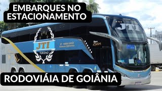 Embarques no estacionamento! movimentações de fim de ano na rodoviária de Goiânia