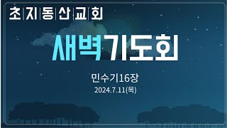 2024-7-11(목) / 민수기16장