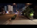 【大阪市 東成区】疎開道路で夜の街歩き walking around the city at night on the evacuation road 2024