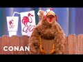 Chaz The Intolerant Chick-fil-A Chicken Returns Again | CONAN on TBS