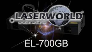 Laserworld - EL-700GB - Ecoline Series four outlet ROYAL-BLUE (445nm) and green laser bar