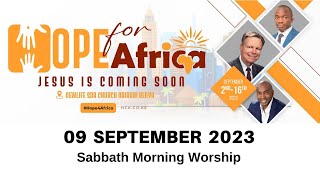 Sabbath Morning Worship  ||  Hope for Africa  ||  Sabbath 2