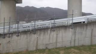 西上田～上田駅、しなの鉄道線、進行方向左側車窓から/NISHI-UEDA～UEDA