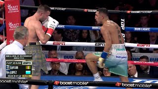 All The Times Teofimo Lopez Was Having Fun Mid-Fight Against Josh Taylor