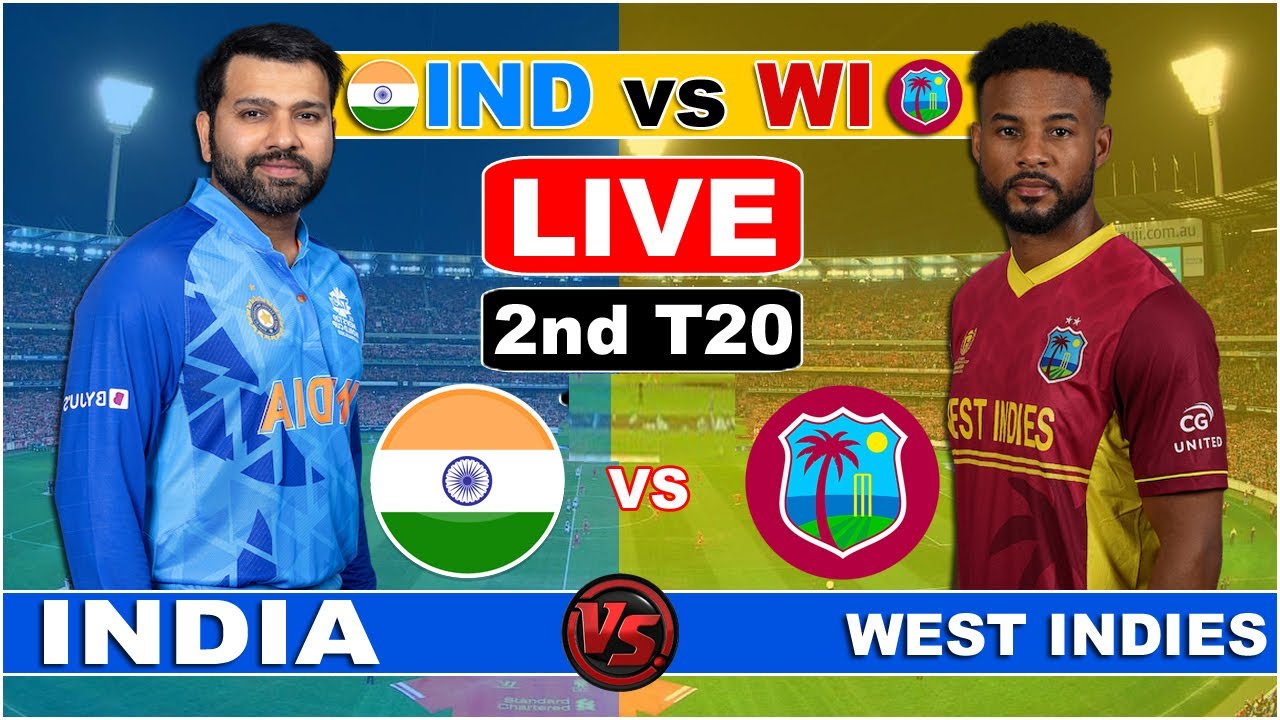 IND Vs WI 2nd T20 Live Scores | India V West Indies 2nd T20 Live Scores ...