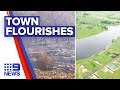 Fire affected town flourishes with recent rain | Nine News Australia