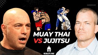 Muay Thai Vs. Jiu Jitsu - joe rogan and jocko willink