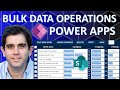 Power Apps Bulk Data Operations | Create, Update, Delete, Copy & Import | SharePoint List