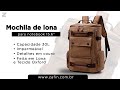 Mochila Masculina De Lona Para Notebook Executiva Viagem 30l